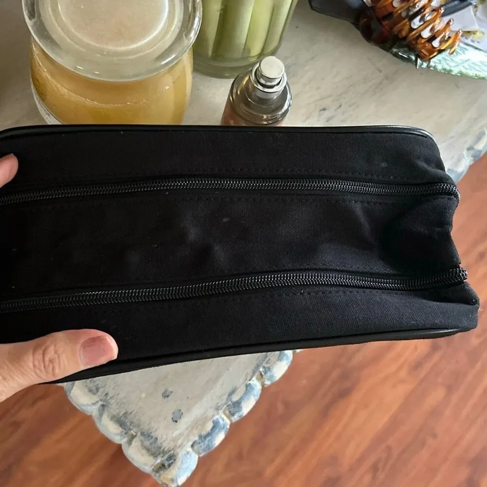 Carolina Herrera bad boy black men's toiletry bag travel bag valet